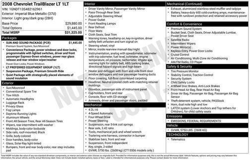 2008 Chevrolet Trailblazer LT