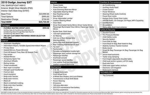 2010 Dodge Journey SXT