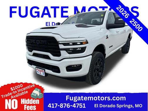Bright White Clearcoat 2026 RAM 2500 Laramie Truck