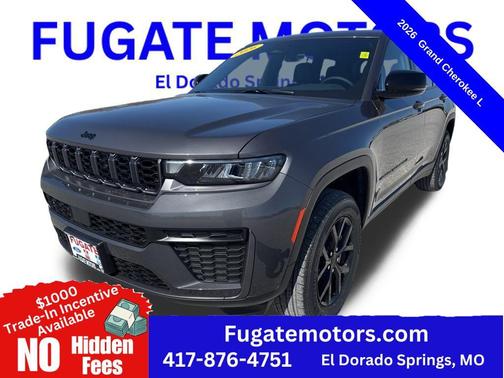 Baltic Gray Metallic Clearcoat 2026 Jeep Grand Cherokee L Altitude SUV