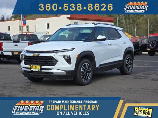 Summit White 2025 Chevrolet Trailblazer LT