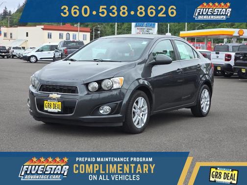 Nightfall Gray Metallic 2016 Chevrolet Sonic LT