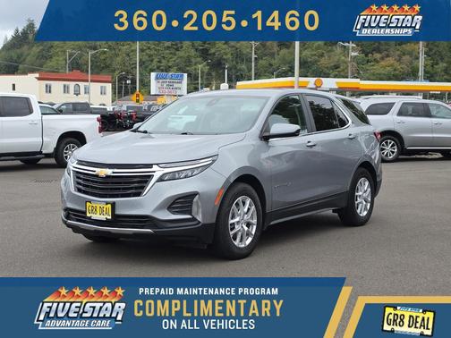 Sterling Gray Metallic 2024 Chevrolet Equinox 1LT