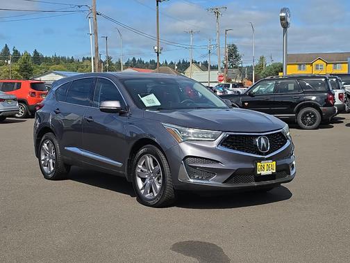 Lunar Silver Metallic 2020 Acura RDX Advance Package