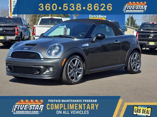 Eclipse Gray Metallic 2015 MINI Roadster Cooper S