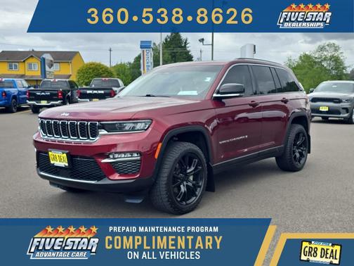 Velvet Red Pearlcoat 2024 Jeep Grand Cherokee Limited