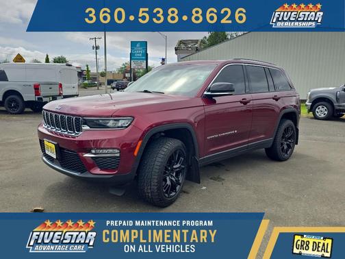 Velvet Red Pearlcoat 2024 Jeep Grand Cherokee Limited