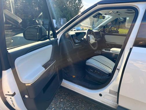 Glacier White 2023 Rivian R1S Adventure