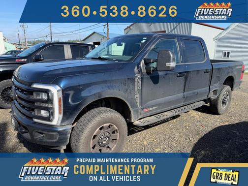 Antimatter Blue Metallic 2024 Ford F-350 XLT