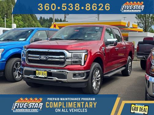 Ruby Red Metallic Tinted Clearcoat 2026 Ford F-150 Lariat