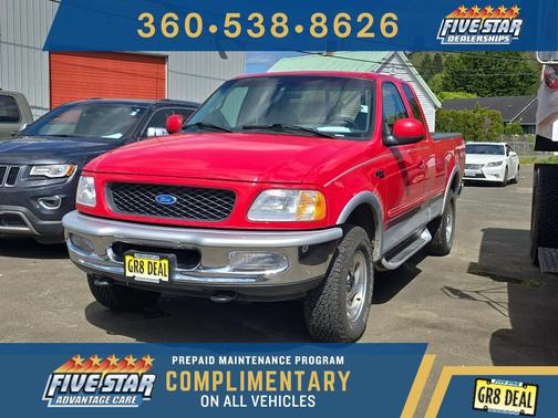Bright Red Clearcoat 1997 Ford F-150 Base