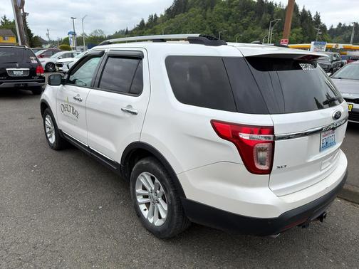 White Platinum Metallic Tri-Coat 2013 Ford Explorer XLT