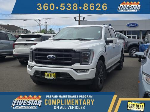 Oxford White 2021 Ford F-150 Lariat