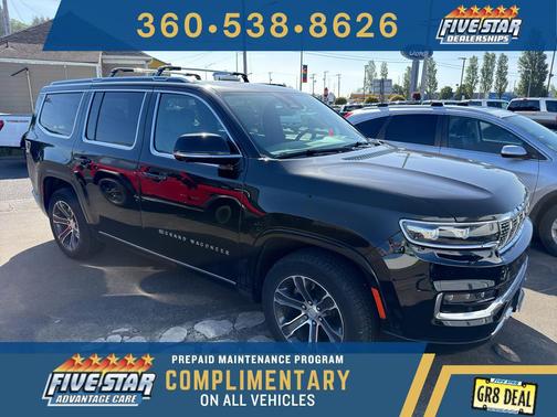 Diamond Black Crystal Pearlcoat 2023 Jeep Grand Wagoneer 4x4