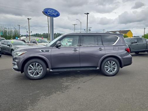 Anthracite Gray 2024 INFINITI QX80 Luxe