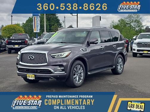 Anthracite Gray 2024 INFINITI QX80 Luxe