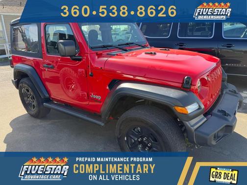 Firecracker Red Clearcoat 2020 Jeep Wrangler Sport