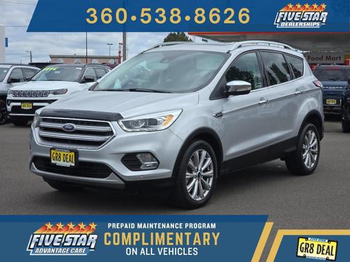 Ingot Silver Metallic 2017 Ford Escape Titanium