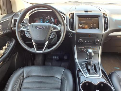 White Platinum Tri-Coat Metallic 2015 Ford Edge SEL