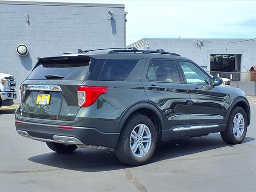 Forged Green Metallic 2024 Ford Explorer XLT