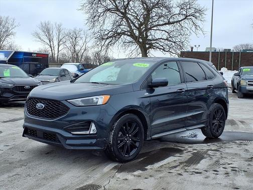 Stone Blue Metallic 2024 Ford Edge ST-Line