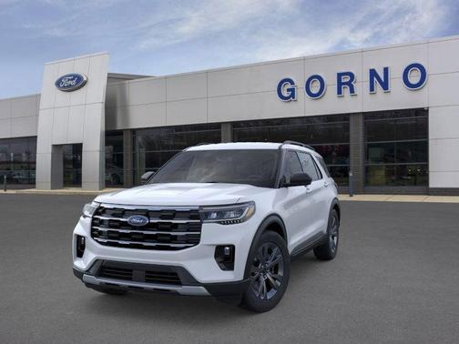 Space White Metallic 2026 Ford Explorer Active