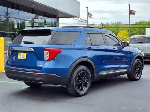 Atlas Blue Metallic 2023 Ford Explorer XLT
