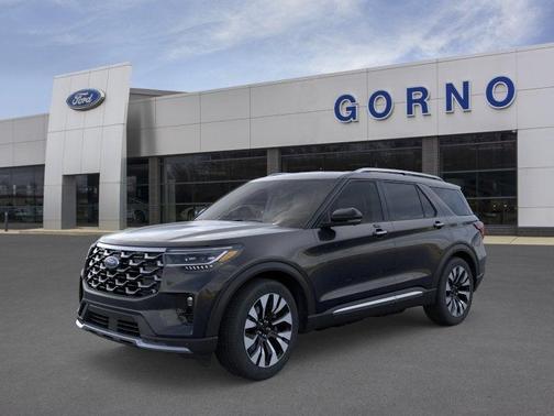 Agate Black 2026 Ford Explorer Platinum