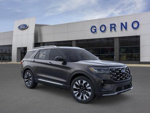 Agate Black 2026 Ford Explorer Platinum