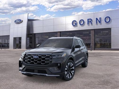 Agate Black 2026 Ford Explorer Platinum