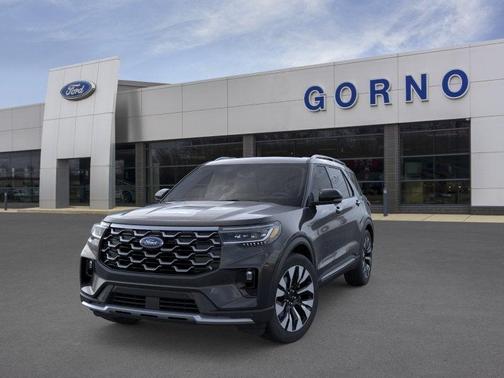 Agate Black 2026 Ford Explorer Platinum