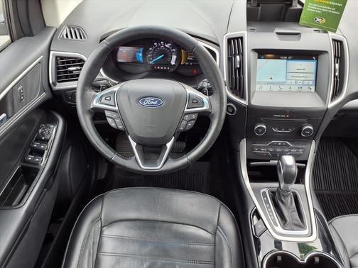 White Gold Metallic 2018 Ford Edge SEL