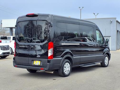 Agate Black Metallic 2023 Ford Transit-350 XLT