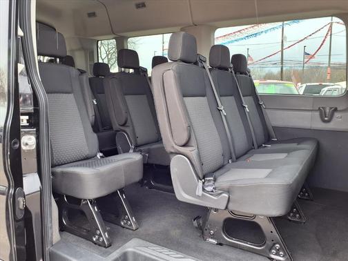 Agate Black Metallic 2023 Ford Transit-350 XLT