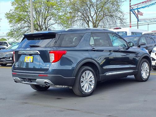 Stone Blue Metallic 2024 Ford Explorer Limited
