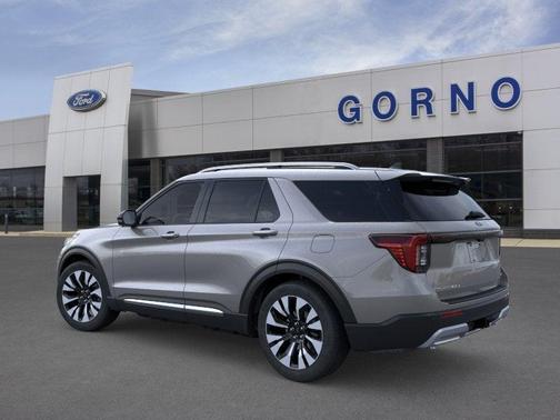 Light Blue Clearcoat Metallic 2026 Ford Explorer Platinum