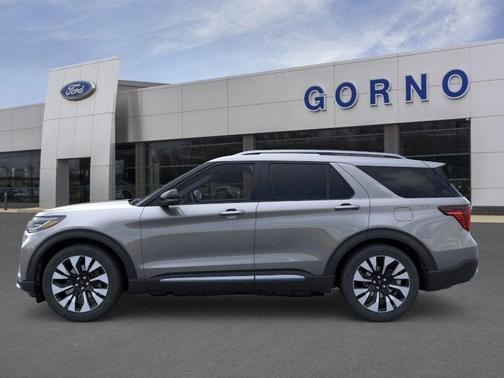 Light Blue Clearcoat Metallic 2026 Ford Explorer Platinum