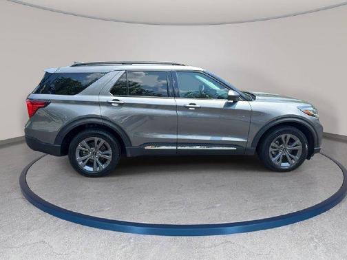 Gray Metallic 2025 Ford Explorer Active