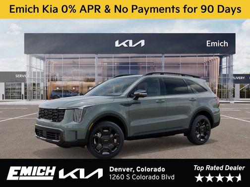 Cityscape Green 2026 Kia Sorento Plug-In Hybrid SX Prestige