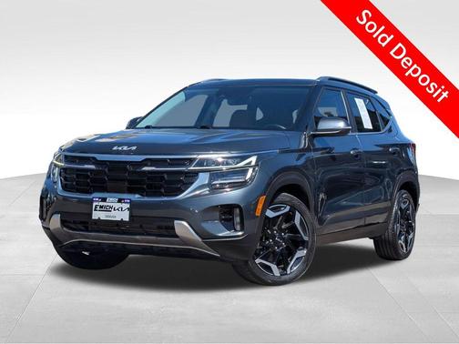 Gravity Gray 2024 Kia Seltos SX Turbo