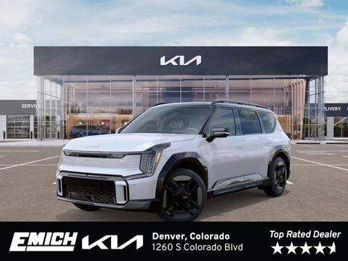 Glacial White Pearl 2026 Kia EV9 GT-Line