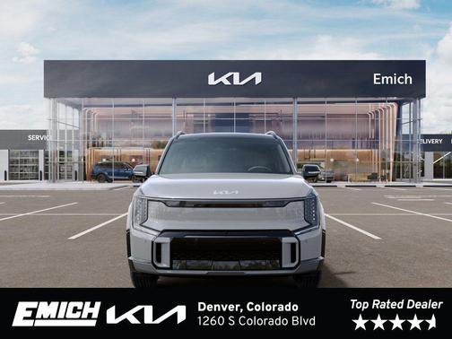 Wolf Gray/Ebony Black Roof 2026 Kia EV9 GT-Line