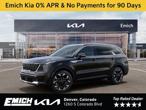 Ebony Black 2026 Kia Sorento EX