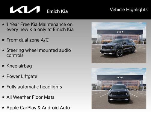 Ebony Black 2026 Kia Sorento EX