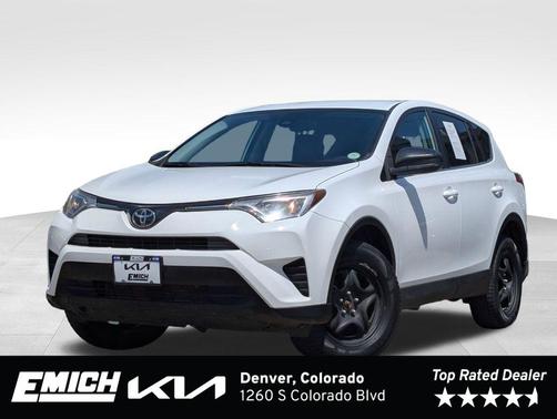 Super White 2017 Toyota RAV4 LE