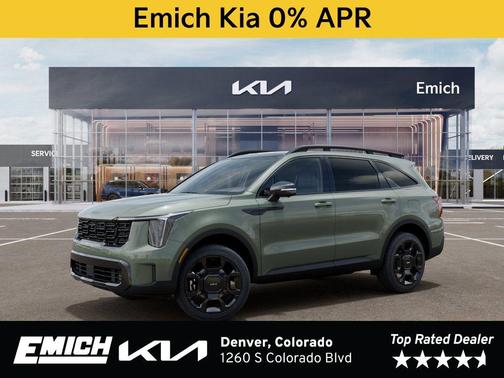Jungle Green 2026 Kia Sorento SX
