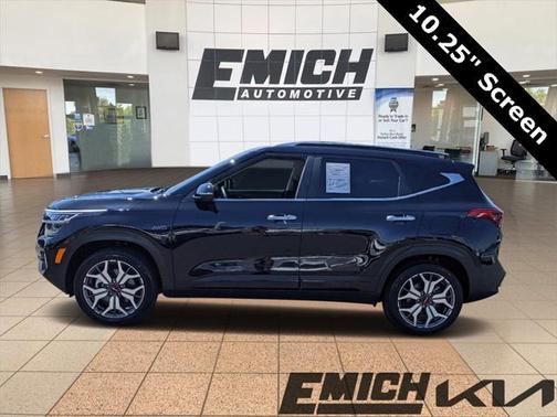 Cherry Black 2022 Kia Seltos SX Turbo
