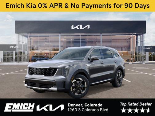 Steel Gray 2026 Kia Sorento Hybrid EX