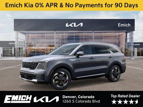 Steel Gray 2026 Kia Sorento Hybrid EX