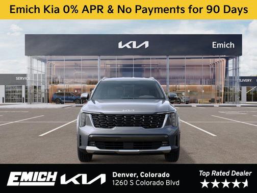 Steel Gray 2026 Kia Sorento Hybrid EX
